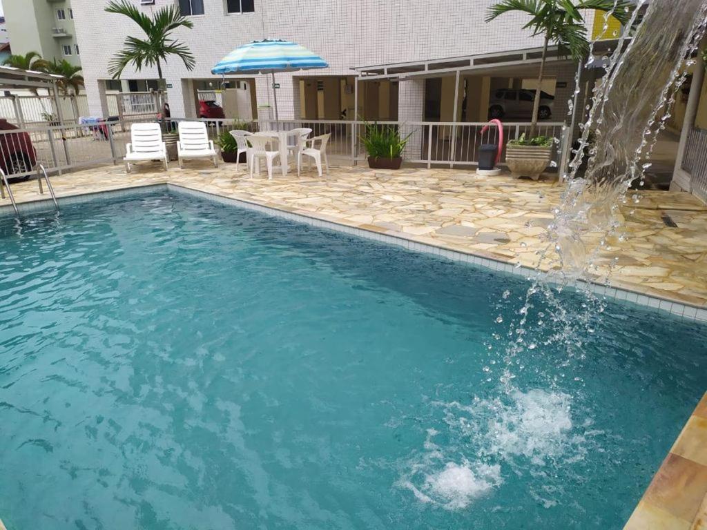 Apto 21D Piscina, 1 Vaga Na Garagem Coberta, Ar Condicionado, Churrasqueira Ubatuba Dış mekan fotoğraf